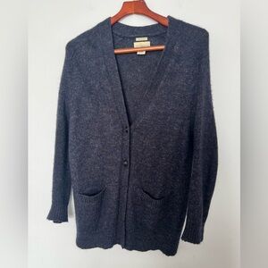 Denim&supply Ralph Lauren Women's Navy Cardigan Sweater